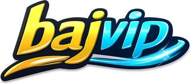 bajvip হোম পেজের গোলাপি নীল লোগো
